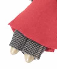 RK2CD03130 HIROKO KOSHINO(ヒロココシノ) ドールチャーム/日本製 レッド