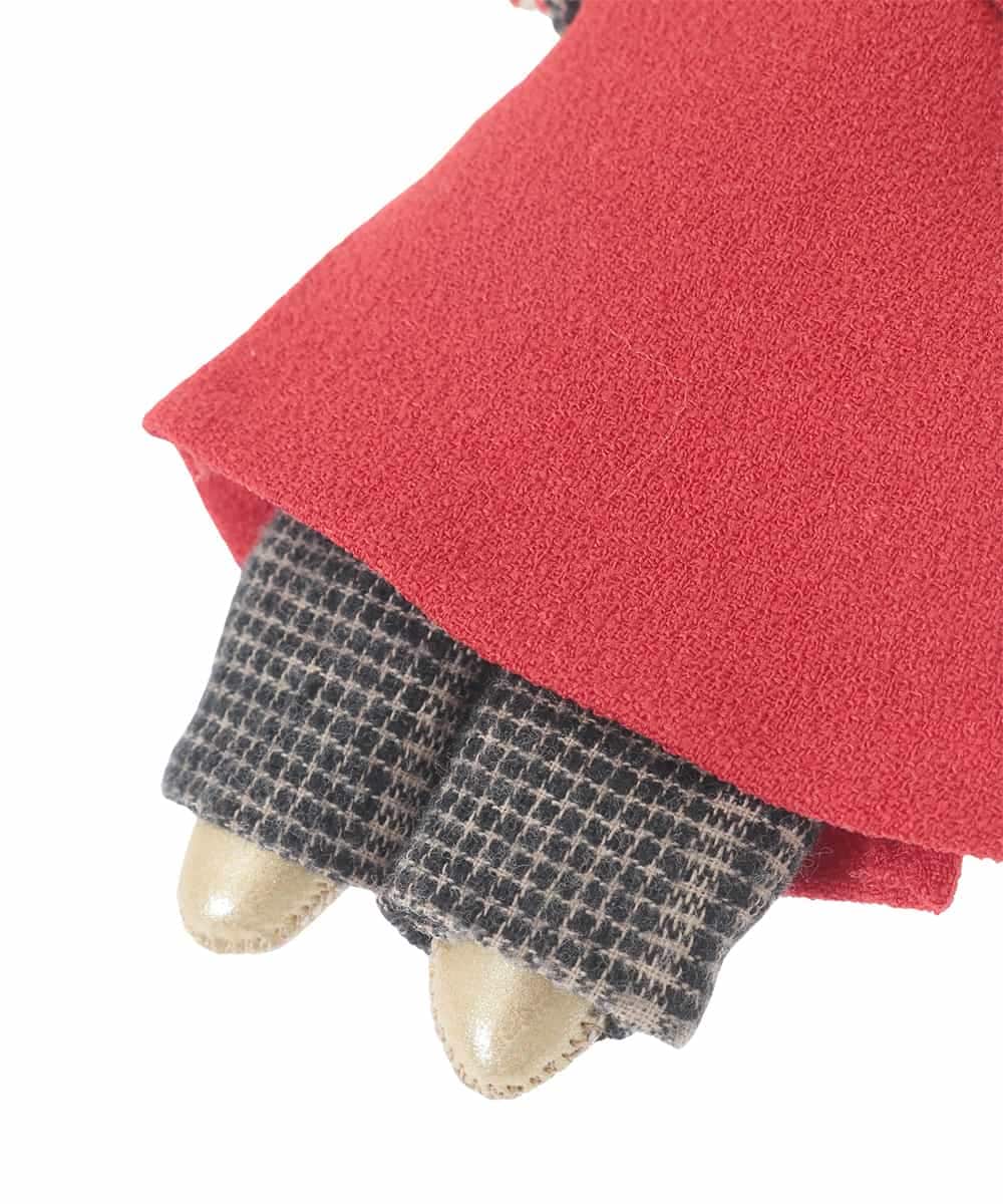 RK2CD03130 HIROKO KOSHINO(ヒロココシノ) ドールチャーム/日本製 レッド