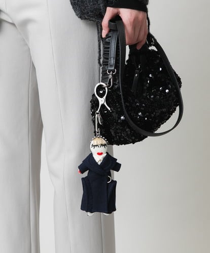 RK2CD04130 HIROKO KOSHINO ドールチャーム/日本製