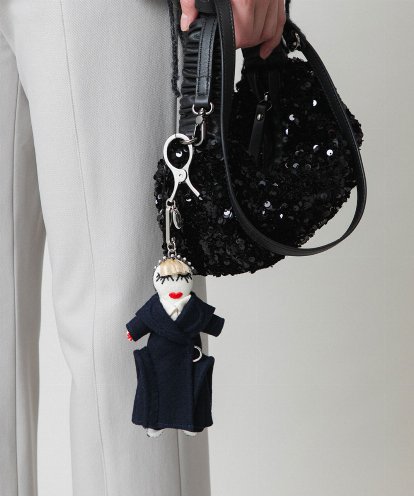 RK2CD04130 HIROKO KOSHINO ドールチャーム/日本製