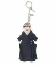 RK2CD04130 HIROKO KOSHINO(ヒロココシノ) ドールチャーム/日本製 ネイビー