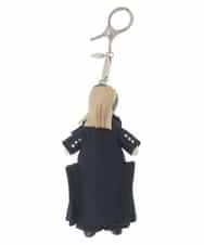 RK2CD04130 HIROKO KOSHINO(ヒロココシノ) ドールチャーム/日本製 ネイビー