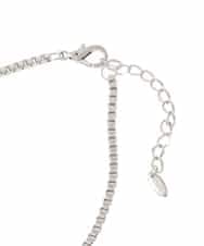 RK2ED11210 HIROKO KOSHINO(ヒロココシノ) ボールショートネックレス/日本製 シルバー