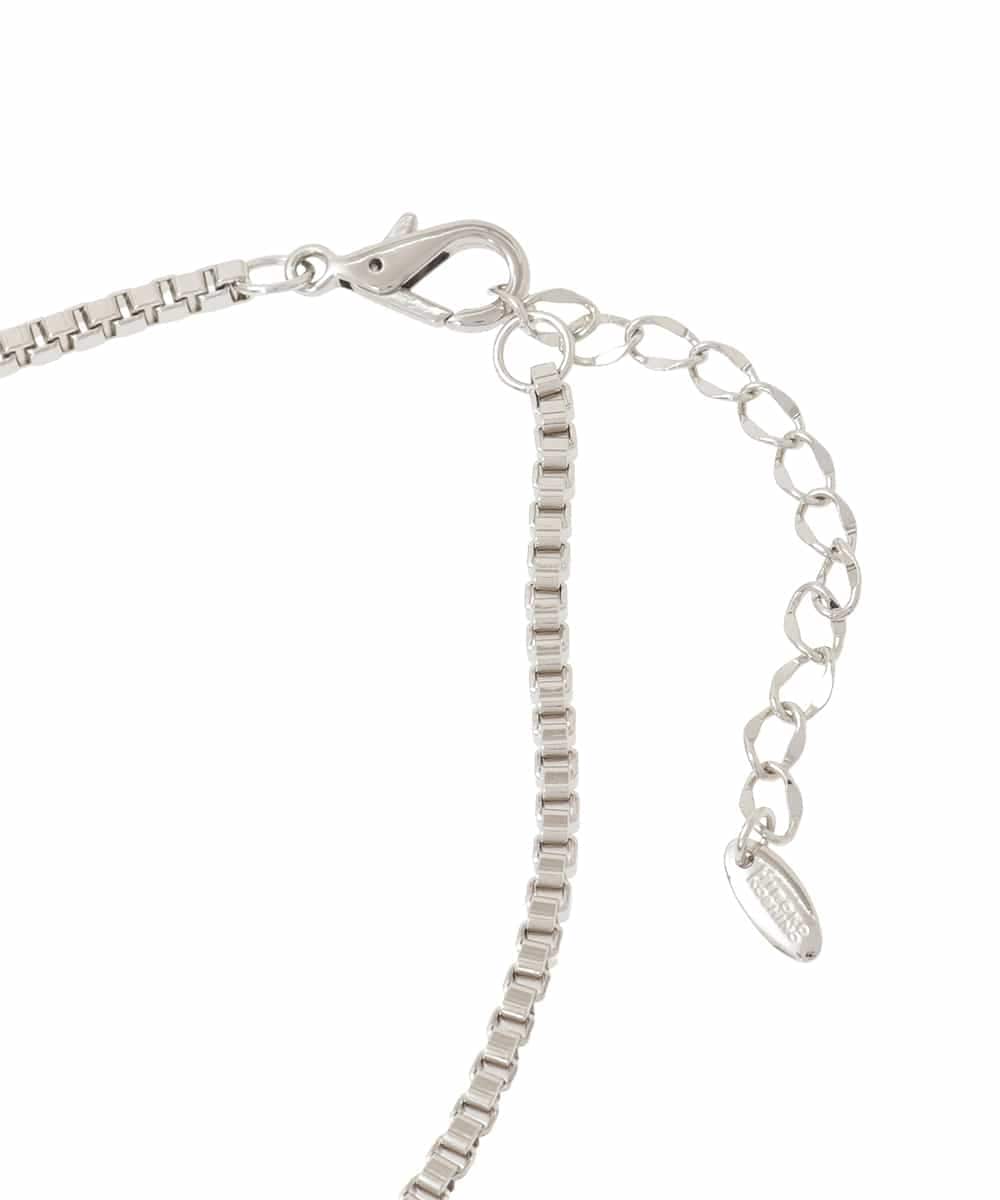 RK2ED11210 HIROKO KOSHINO(ヒロココシノ) ボールショートネックレス/日本製 シルバー