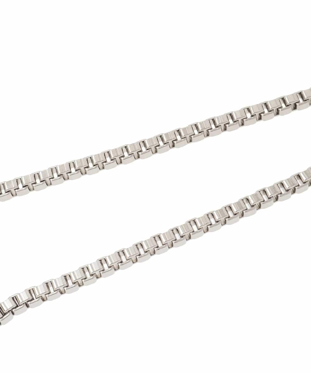 RK2ED11210 HIROKO KOSHINO(ヒロココシノ) ボールショートネックレス/日本製 シルバー