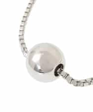 RK2ED11210 HIROKO KOSHINO(ヒロココシノ) ボールショートネックレス/日本製 シルバー