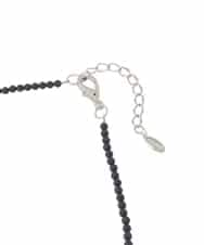 RK2ED12180 HIROKO KOSHINO(ヒロココシノ) ボールミドルネックレス/日本製 ブラック