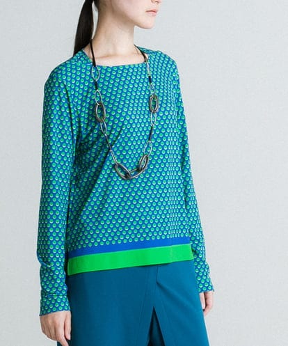 RK2ES14290 HIROKO KOSHINO 【日本製】メッシュチェーンロングネックレス