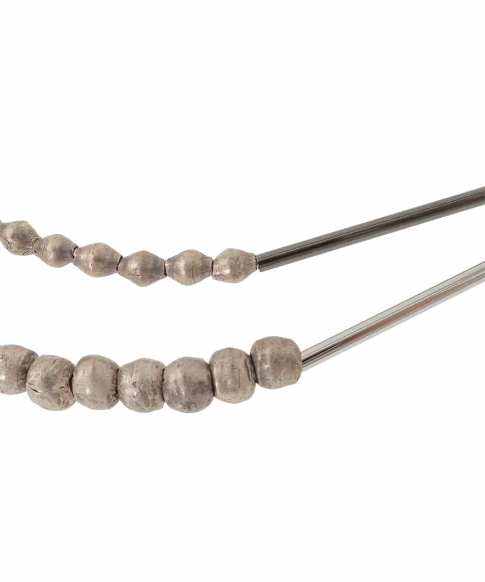 RK2FD02270 HIROKO KOSHINO(ヒロココシノ) コンビネーションロングネックレス/日本製 アイボリー