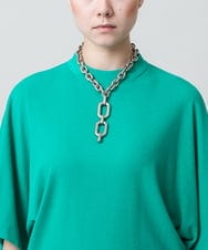 RK2GD01290 HIROKO KOSHINO(ヒロココシノ) Tラインネックレス /日本製 シルバー