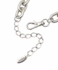 RK2GD01290 HIROKO KOSHINO(ヒロココシノ) Tラインネックレス /日本製 シルバー