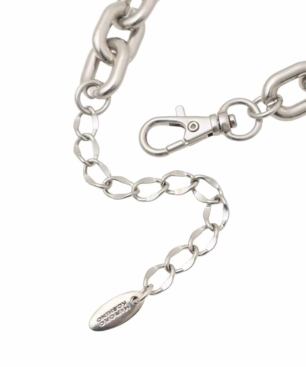 RK2GD01290 HIROKO KOSHINO(ヒロココシノ) Tラインネックレス /日本製 シルバー