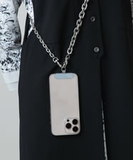 RK2GD02290 HIROKO KOSHINO(ヒロココシノ) 【スマホストラップ】ロングチェーンネックレス /日本製 シルバー