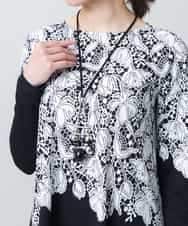 RK2LB02360 HIROKO KOSHINO(ヒロココシノ) メタルボールネックレス/日本製 ブラック