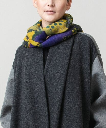 RK3AE01330 HIROKO KOSHINO Yama Stream プリントストール