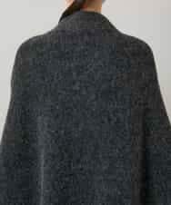 RK3CD02420 HIROKO KOSHINO(ヒロココシノ) フリンジニットストール ダークグレー