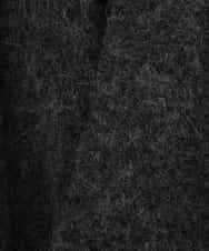 RK3CD02420 HIROKO KOSHINO(ヒロココシノ) フリンジニットストール ダークグレー