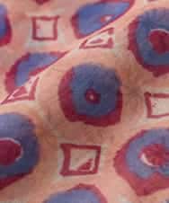 RK3ED11270 HIROKO KOSHINO(ヒロココシノ) モチーフミックスワイドストール オレンジ