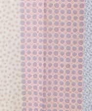 RK3ED11270 HIROKO KOSHINO(ヒロココシノ) モチーフミックスワイドストール オレンジ