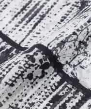 RK3GD01270 HIROKO KOSHINO(ヒロココシノ) インクペインティングプリントストール /洗える ホワイト