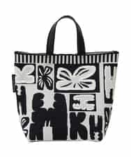 RK5AD02390 HIROKO KOSHINO(ヒロココシノ) HKイニシャルニットバッグ/日本製 アイボリー