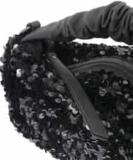 RK5CD01290 HIROKO KOSHINO(ヒロココシノ) 【2WAY】スパングルミニバッグ ブラック