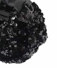 RK5CD01290 HIROKO KOSHINO(ヒロココシノ) 【2WAY】スパングルミニバッグ ブラック