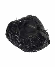 RK5CD01290 HIROKO KOSHINO(ヒロココシノ) 【2WAY】スパングルミニバッグ ブラック