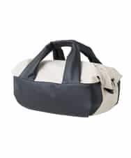 RK5ED11450 HIROKO KOSHINO(ヒロココシノ) 【2WAY】異素材ミックスボストンバッグ アイボリー