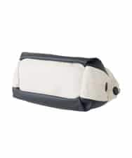 RK5ED11450 HIROKO KOSHINO(ヒロココシノ) 【2WAY】異素材ミックスボストンバッグ アイボリー