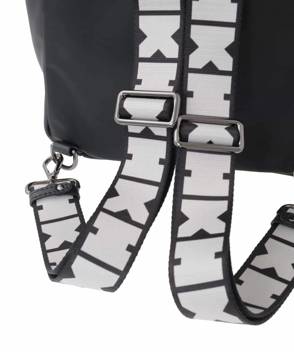 RK5ED12480 HIROKO KOSHINO(ヒロココシノ) マットシープリュック ブラック