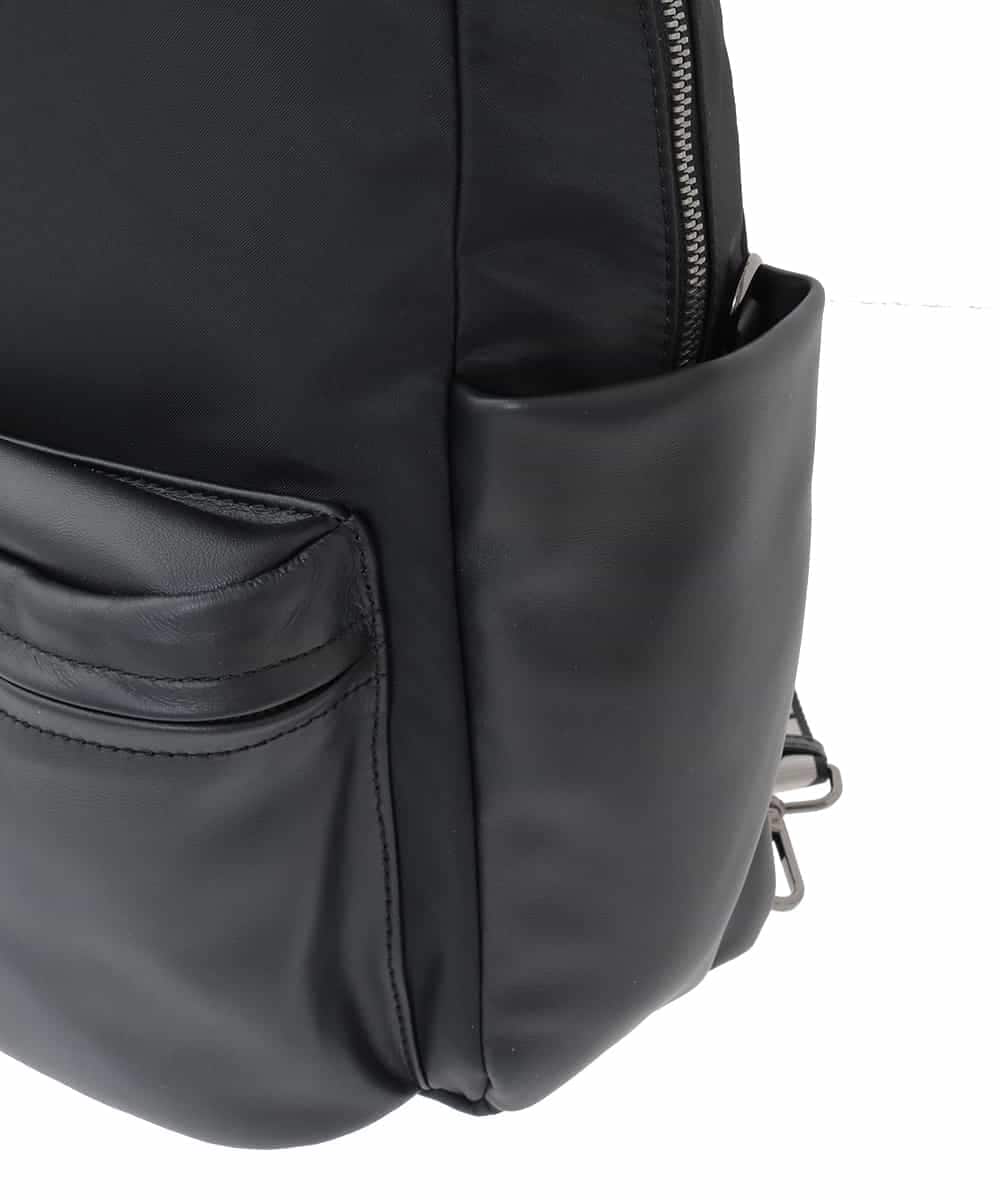 RK5ED12480 HIROKO KOSHINO(ヒロココシノ) マットシープリュック ブラック