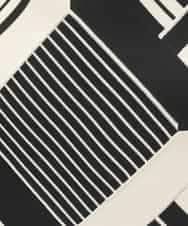 RK5GE01390 HIROKO KOSHINO(ヒロココシノ) ジオメトリックニットトートバッグ アイボリー