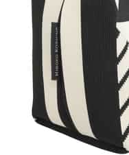 RK5GE02360 HIROKO KOSHINO(ヒロココシノ) ジオメトリックスクエアニットバッグ アイボリー