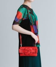 RK5GS01430 HIROKO KOSHINO(ヒロココシノ) MUSUBIガシェットポシェット レッド