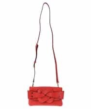 RK5GS01430 HIROKO KOSHINO(ヒロココシノ) MUSUBIガシェットポシェット レッド