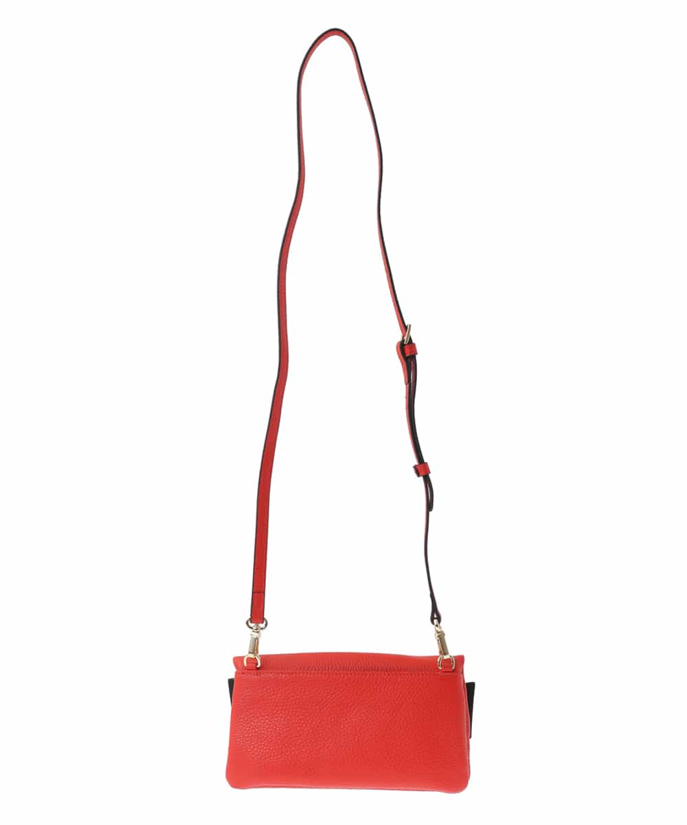 RK5GS01430 HIROKO KOSHINO(ヒロココシノ) MUSUBIガシェットポシェット レッド