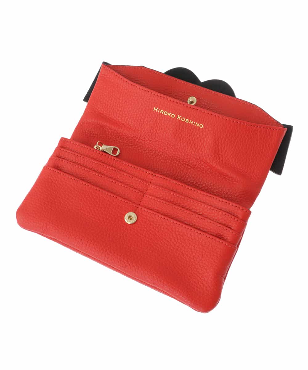 RK5GS01430 HIROKO KOSHINO(ヒロココシノ) MUSUBIガシェットポシェット レッド
