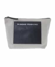 RK5HQ01230 HIROKO KOSHINO(ヒロココシノ) 【ポーチ付き】リサイクルプラバスケットトート ホワイト
