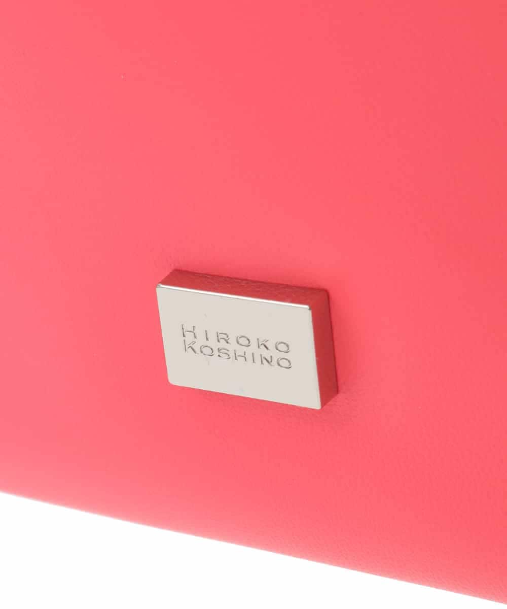 RK5HW01360 HIROKO KOSHINO(ヒロココシノ) ドローストリング2WAYフラットバッグ ピンク