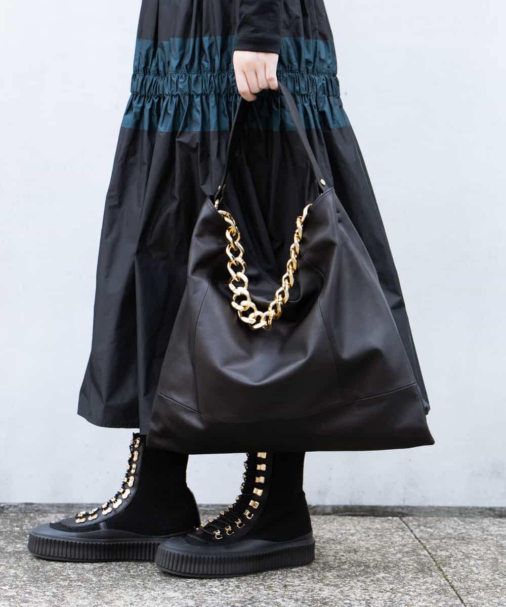 新品、未使用 HIROKO KOSHINO チェーンハンドルトートバッグ - www.institutbeautedefemme.fr