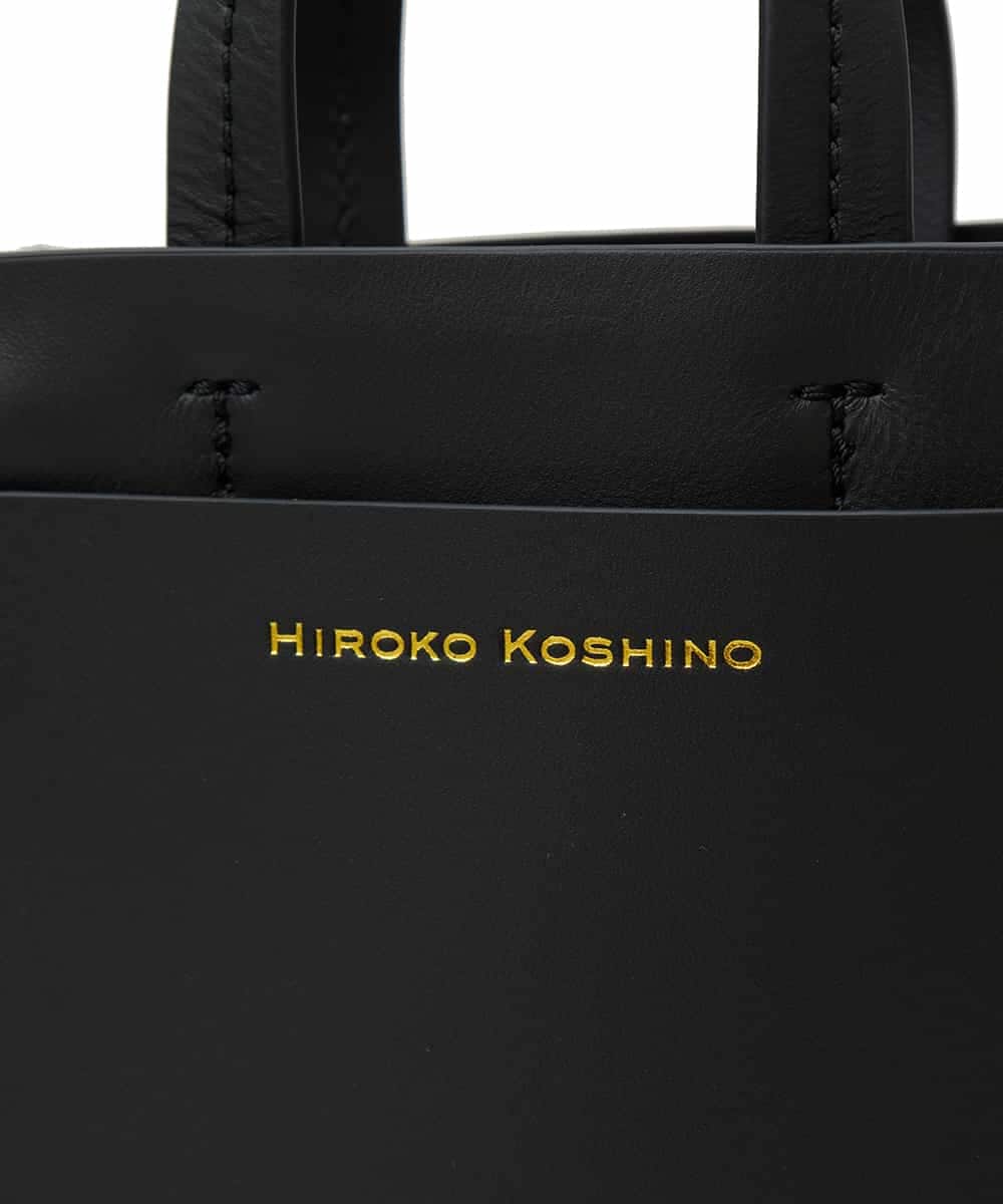 RK5LB02490 HIROKO KOSHINO(ヒロココシノ) 【2WAY】シープスキンショルダーバッグ ブラック