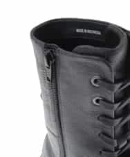 RK6AS03390 HIROKO KOSHINO(ヒロココシノ) レースアップブーツ ブラック