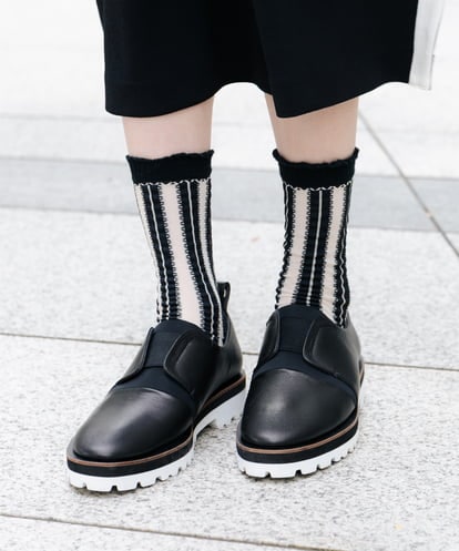 RK6ED11450  センターゴアレザースリッポン/日本製