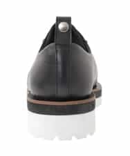 RK6ED11450 HIROKO KOSHINO(ヒロココシノ) センターゴアレザースリッポン/日本製 ブラック