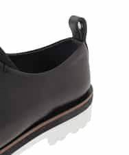 RK6ED11450 HIROKO KOSHINO(ヒロココシノ) センターゴアレザースリッポン/日本製 ブラック