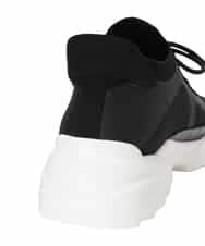 RK6GD01390 HIROKO KOSHINO(ヒロココシノ) 【先行予約】ストレッチスリッポン ブラック