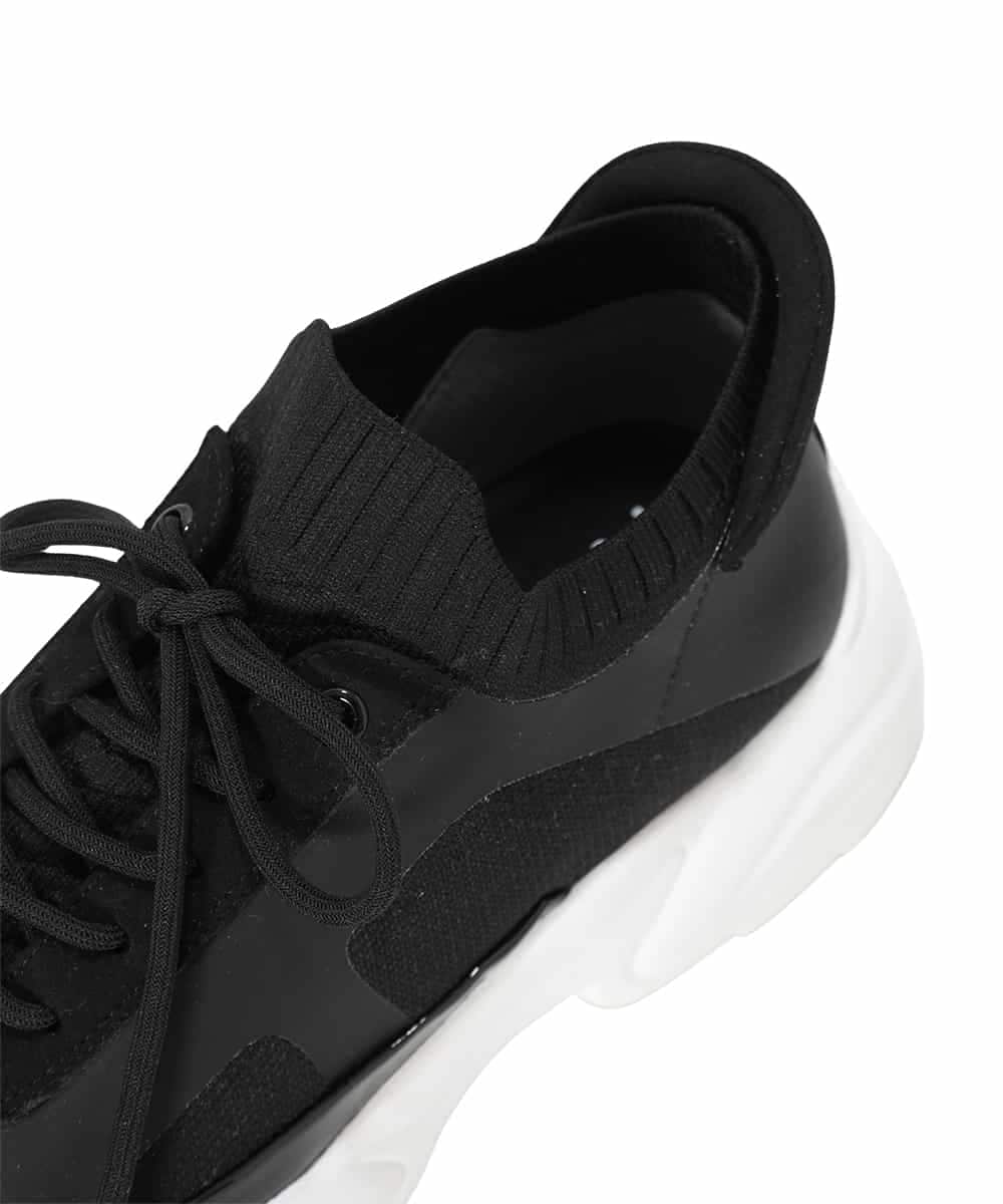 RK6GD01390 HIROKO KOSHINO(ヒロココシノ) 【先行予約】ストレッチスリッポン ブラック