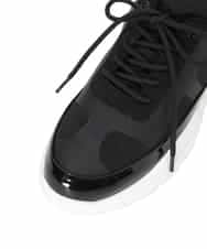 RK6GD01390 HIROKO KOSHINO(ヒロココシノ) 【先行予約】ストレッチスリッポン ブラック