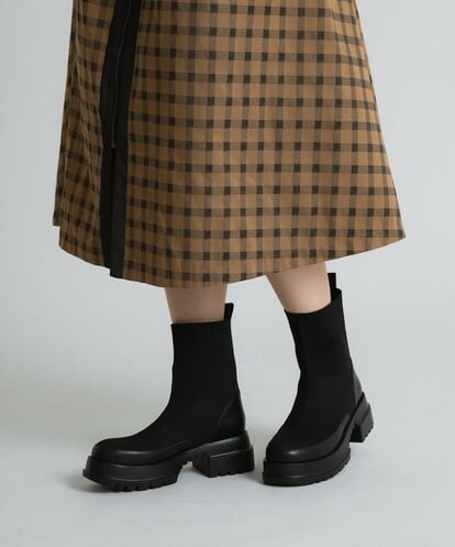 RK6GS01430 HIROKO KOSHINO ニットブーツ